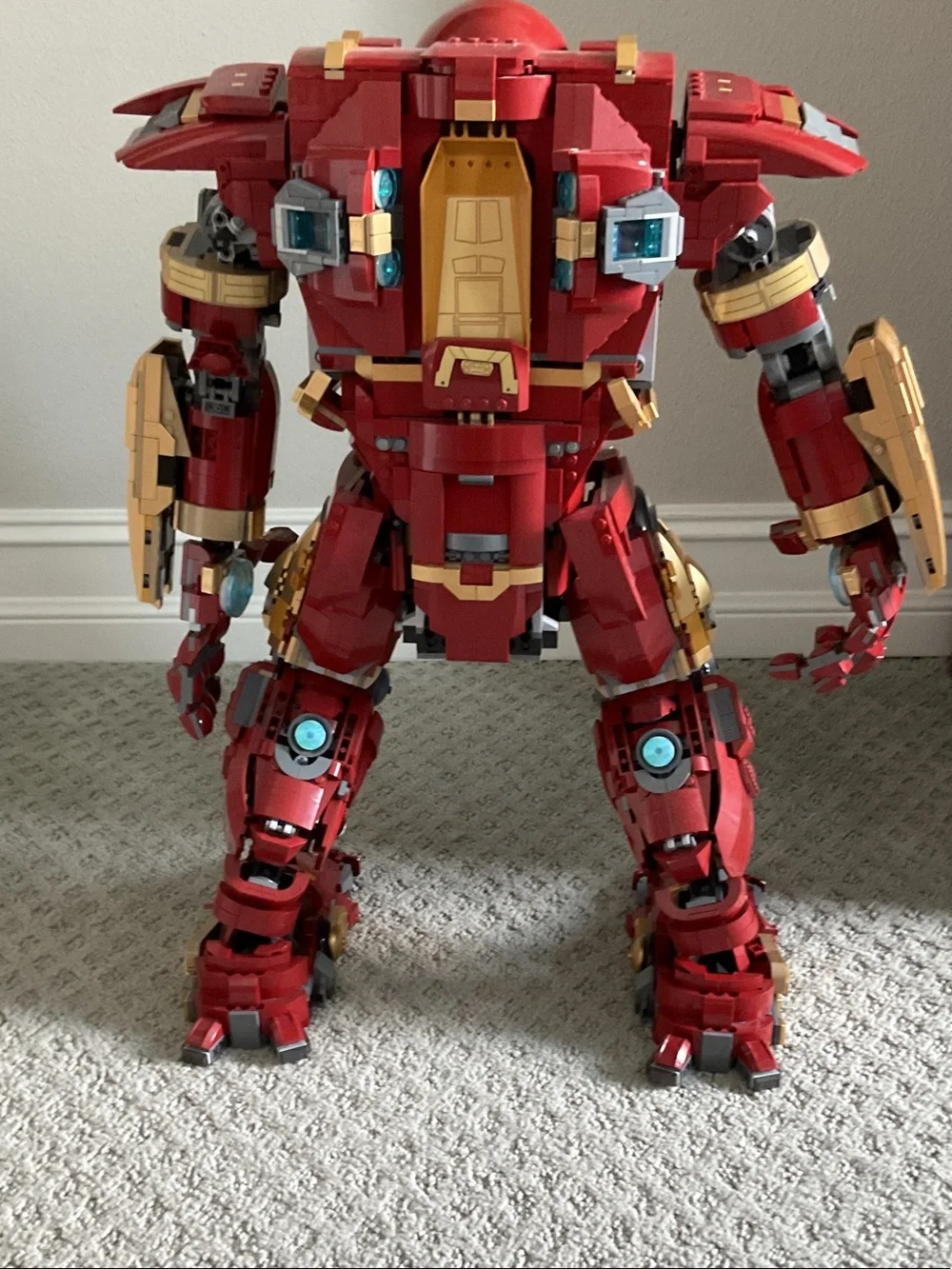 LEGO Iron Man Hulkbuster Buildable Figure - Red and Gold